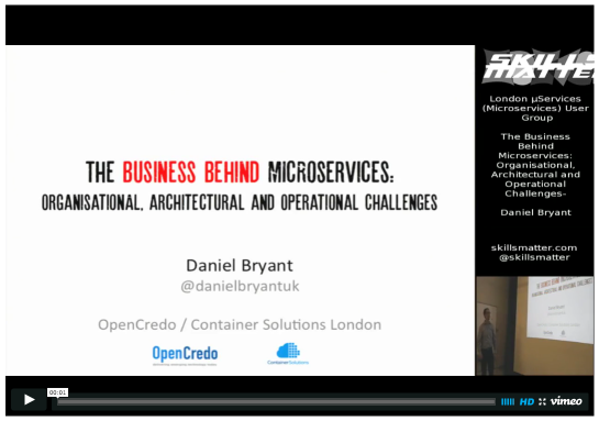 Daniel Bryant Business behind microservices video recording